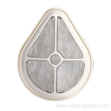 Replaceable filter element for Wearable Powered Air Purifier